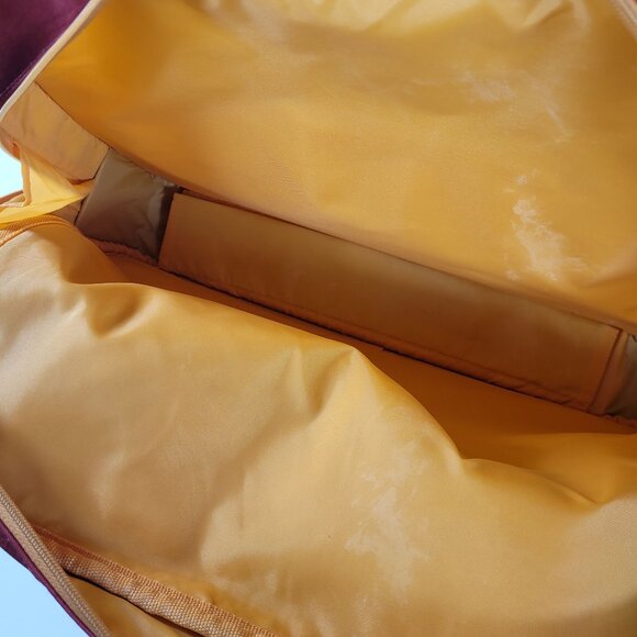 BAGGALLINI Rolling Tote Luggage Carry On Under Seat Suitcase Tomato Red/Org - Picture 8 of 16